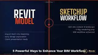 5 Ways to Enhance Your Revit Model with SketchUp | Architecture Workflow Tips