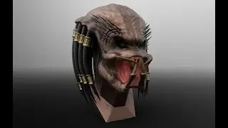 Хищник 3D Модель на ZBrush