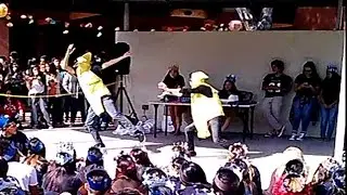 FRESHMEN DANCE AND SING IN BANANA COSTUMES (SayWhat @ Gabrielino High 2015)