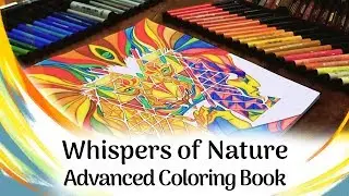 Whispers of Nature Advanced Coloring Book for Adults: masked nymphs