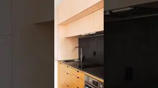 Building a Kitchen for a Tiny Apartment #shorts #kitchenbuild