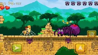 Super Warrior Dino Adventures - Giant King Spider Boss