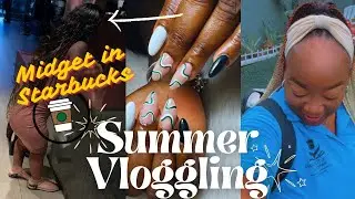 I Saw a Midget in Starbucks | Summer Vlogging | Summer School Begins...