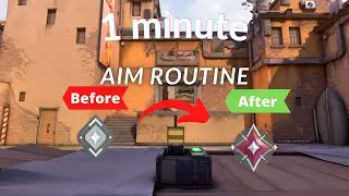 Warmup and train your aim like a PRO! - Valorant SHORTS