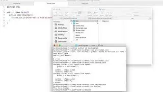 Package Java in terminal