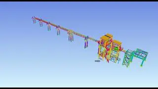 Waste gas duct. Steel fabrication drawings