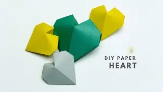 DIY 3D Paper Heart Tutorial | Easy Step-by-Step Guide
