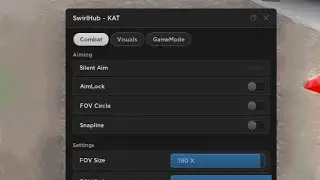 KAT Script Aimlock, Silent Aim, Fov & more | Swirl Hub (Script in Description)
