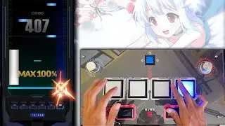 Trying DJMAX RESPECT w/SDVX controller [6 buttons]