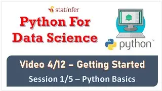 Video 4/12 – Basic Commands(from the Session 1/5 – Python Basics)