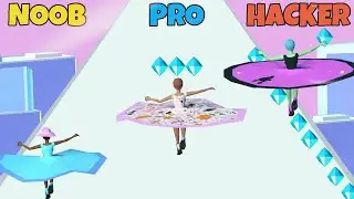 NOOB vs PRO vs HACKER in Skirt Fly.