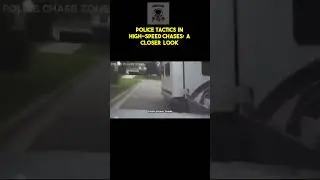 A high-speed chase that took an unexpected turn! 🚔💨