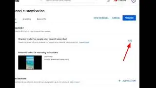 Add your channel trailer| must watch| trailer of youtube channel