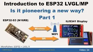 ESP32 - MicroPython LVGL 9 – Is it pioneering a new way?