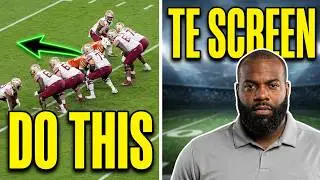 Florida State OL coach Alex Atkins - TE Screen Variations (Gap Schemes)