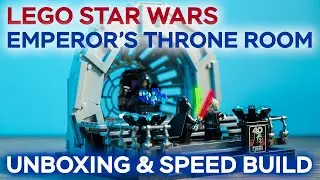 LEGO Star Wars Emperor's Throne Room Speed Build | LEGO 75352 Unboxing & ASMR Build