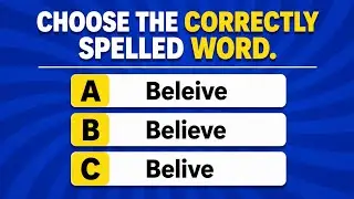 choose the correct spelled word || English grammar Quiz || #englishgrammar