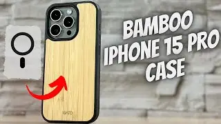 Stylish Magnetic Wood Case iPhone 15 Pro