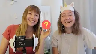 ASMR guess the TRIGGER SOUNDS ft. my sister
