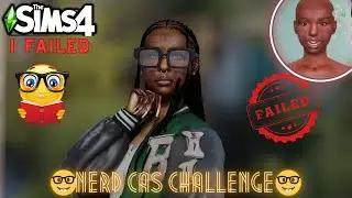 ✨NERD 10 Min CAS CHALLENGE🤓| SIMS 4 CAS| 