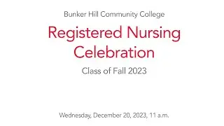 Registered Nursing Celebration - Fall 2023