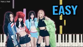 BLACKPINK - Shut Down | EASY Piano Tutorial by Pianella Piano
