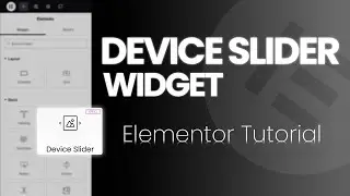 How to Create a Device Slider in WordPress Elementor Step by Step