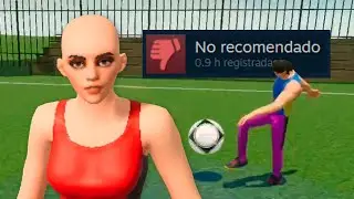 JUGAMOS el PEOR juego de FÚTBOL en STEAM