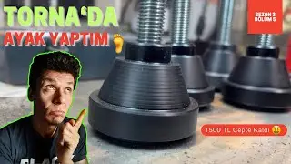 TORNA'DA MAKİNA AYAĞI YAPIMI | BU SEFER OLDU MU 😱 FREZE MASASI BİTTİ 🥹