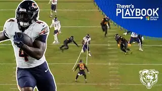 D'Andre Swift's explosive runs vs. Commanders | Thayer's Playbook