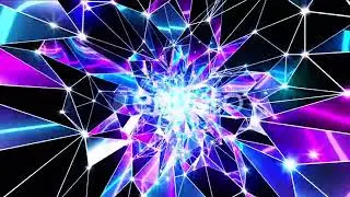 Glowing Neon Tunnel Video InfoVideo ll 4K Video 