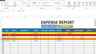 Expense Report Template