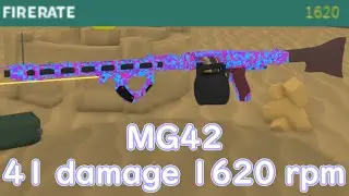 Mg42 with 41 damage 1620 rpm | Phantom Forces