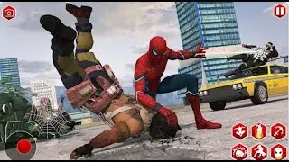 Spider Rope Hero Man Part- | Rescue Gangster Crime City Battle Android GamePlay | By Game Carzy