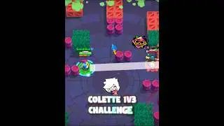 Colette 1v3 Challenge In Duels 💖 #BrawlStars #Duels #Shorts