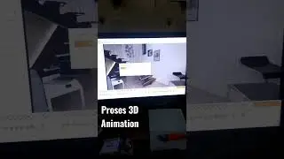 proses 3D animation menggunakan #enscapeanimation