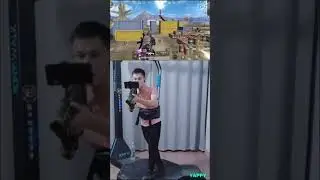 PUBG Mobile in VR. How did he do it?😨 