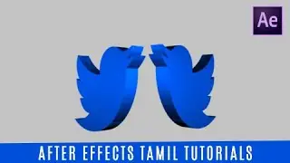 How to make 3d Logo without any plugins in After effects Tamil Tutorials