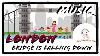 London Bridge Is Falling Down Song Lyrics (2019) | Nursery Rhymes for Kids, Children and Toddlers
