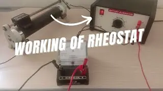 Working of Rheostat as a variable resistor | Current Electricity | Std 8-12 | Physics Demo