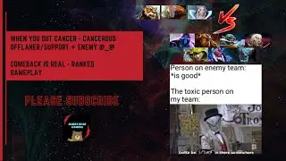 When you out cancer the cancer