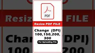 How to change dpi of pdf online!  Change PDF daily online free #pdfconverter #pdf