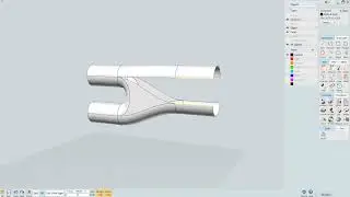 Combine 3 Pipes in Moi3D