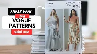 sneak peek | new spring vogue pattern collection | sewing
