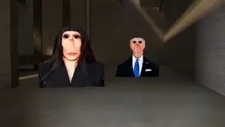 Joe biden y Rosalia bizcochito Nextbot Gmod (Backrooms)