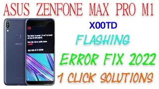 Asus Zenfone Max Pro M1 X00td Flash File 1 Click Solutions | 2022