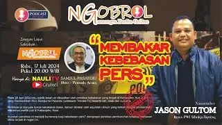 NGOBROL - Lagi Wartawan menjadi Korban Pembungkaman, Kebebasan Pers Terancam?