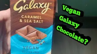 Vegan  Galaxy Chocolate Bar Review #chocolate #tastetest #vegan