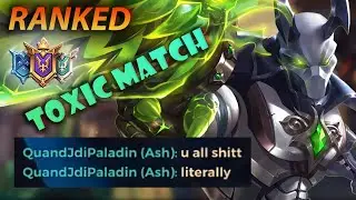 I Carried The Most 'Toxic ASH' in EU - ANDROXUS Paladins Ranked