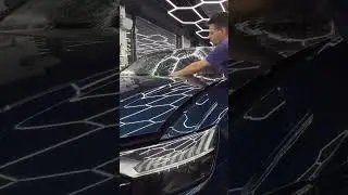 Оклейка лобового стекла в детейлинг центре Петербурга